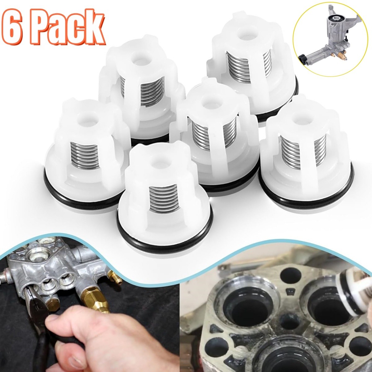AR2233 For Annovi Reverberi Check Valve Kit Pressure Washer Pump RMV RMW Series