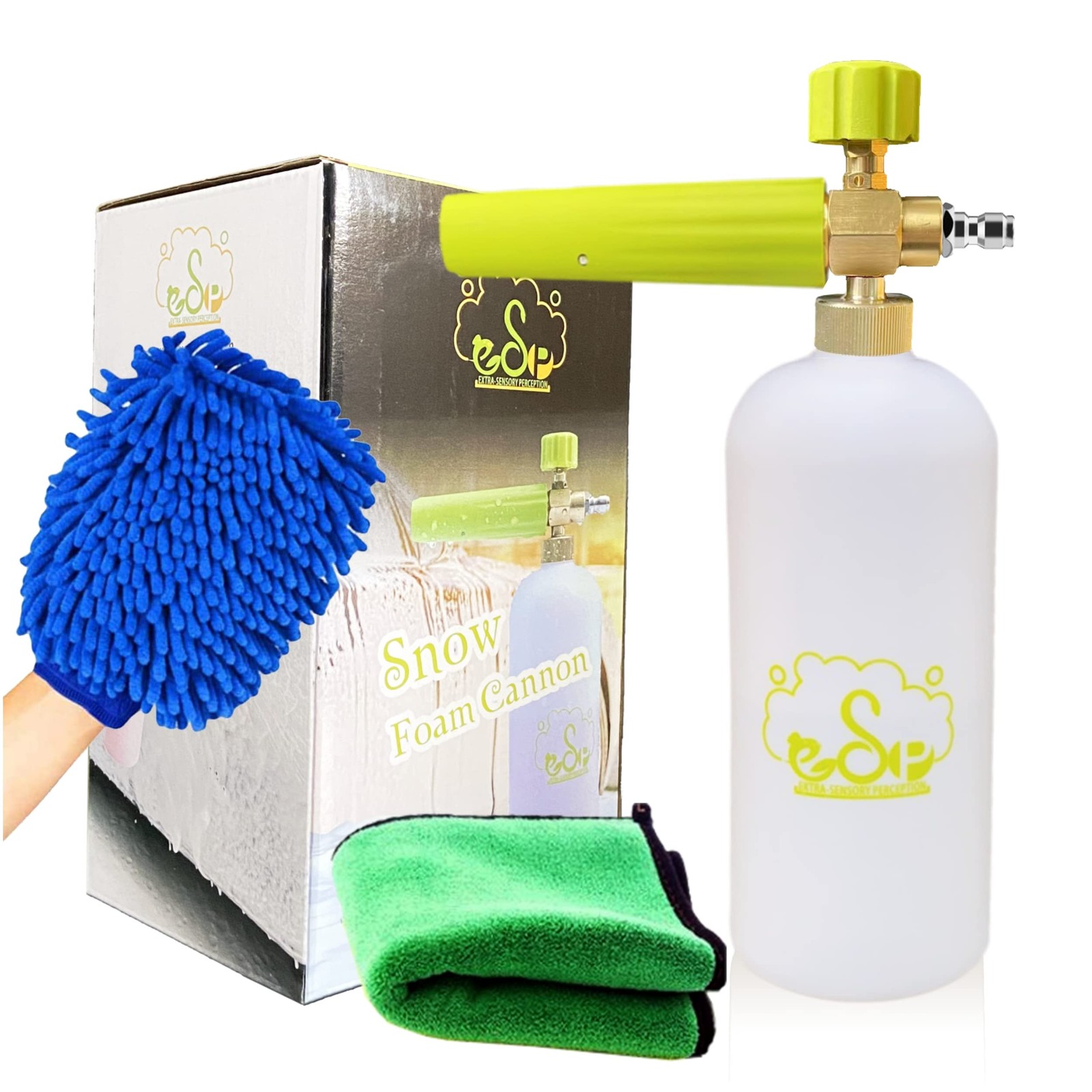 ESP Foam Cannon Snow Foam Lance Pressure Power Jet Washer Quick Release Adjus…