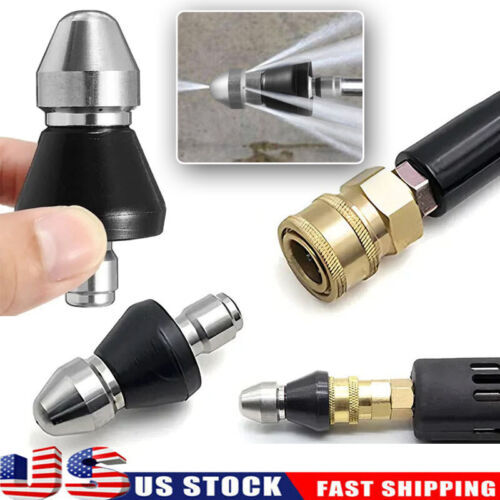 Sewer Cleaning Tool High-pressure Nozzle 5000psi High-pressure Sewer PipeCleaner