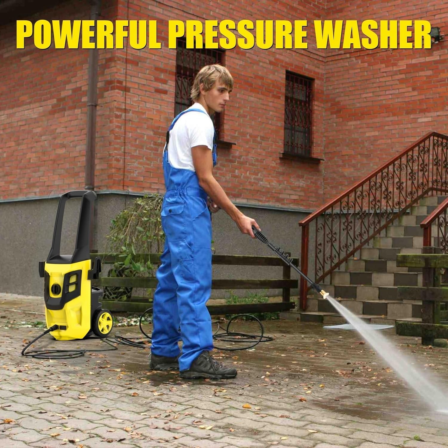 Acquax Electric Pressure Washer 4300 PSI 2.8 GPM High Pressure Washer Power Wash