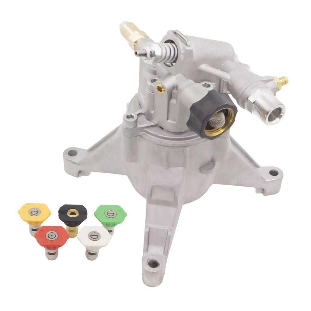 Universal 3100 PSI Pressure Washer Water Pump 7/8″ Shaft with Nozzle Set
