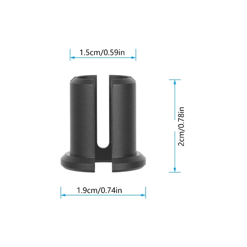 Industrial 15mm to 12mm Rod Adapter Bushing for Camera Accessories Rod Support
