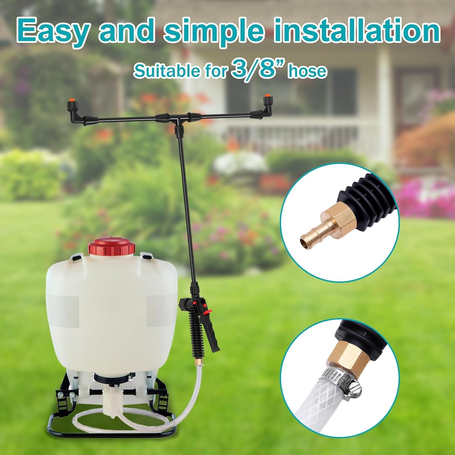 2-Nozzle Sprayer 16 inches x 2 x 2.7 inches, Replacement Wand