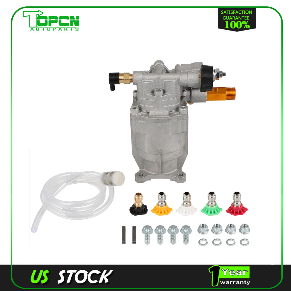 2700psi 3/4″ Shaft Horizontal Cold Water Power Pressure Washer Water Pump 2.5GPM