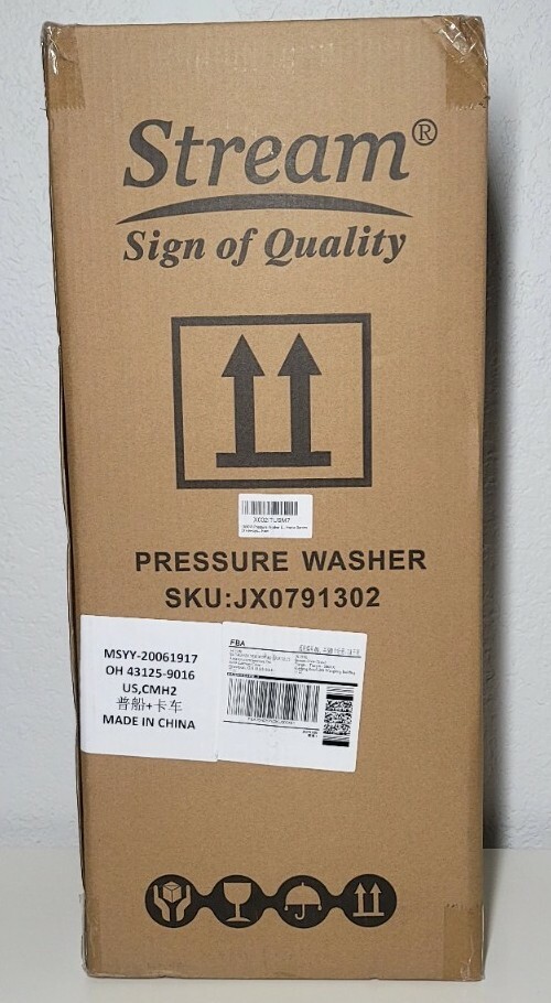 Stream 2000PSI Electric Presssure Washer 120 Volt Portable BLACK & BLUE $150 NIB