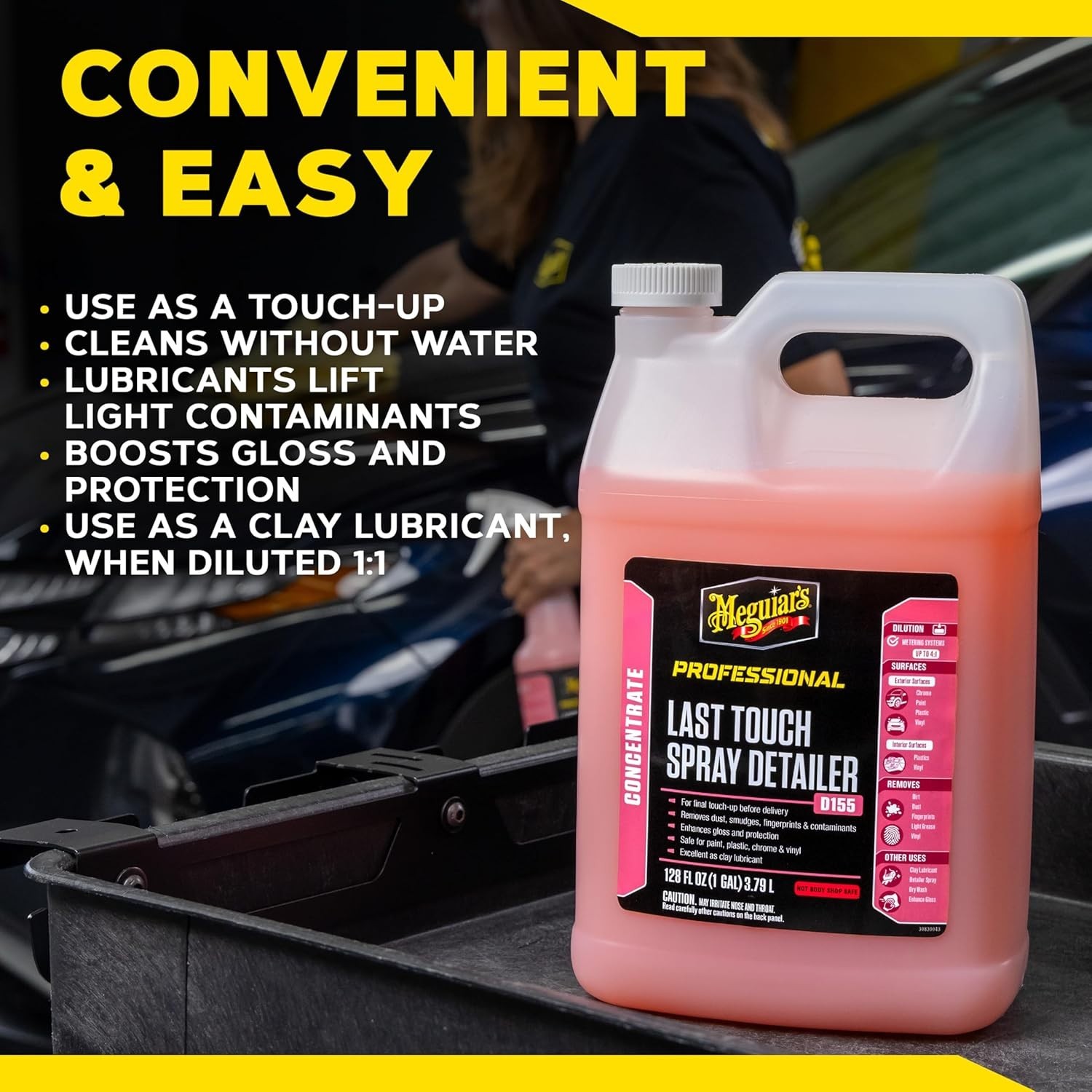 Last Touch Spray Detailer, Great for Use as Clay Lubricant, creates a Showroo…