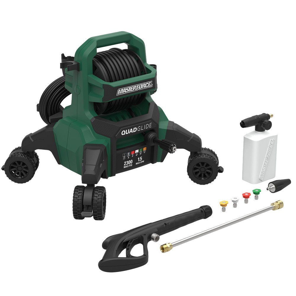 2300 Max PSI 1.5 Max GPM 13 Amp Corded Electric Pressure Washer Deck Cleaner