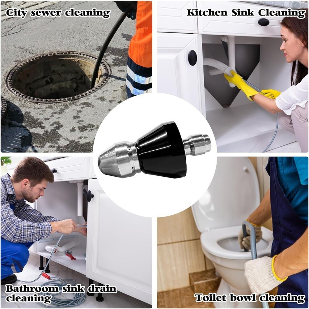 Pressure Washer Adapter Set Quick Connect M22-14mm Swivel to 3/8″ Female Male