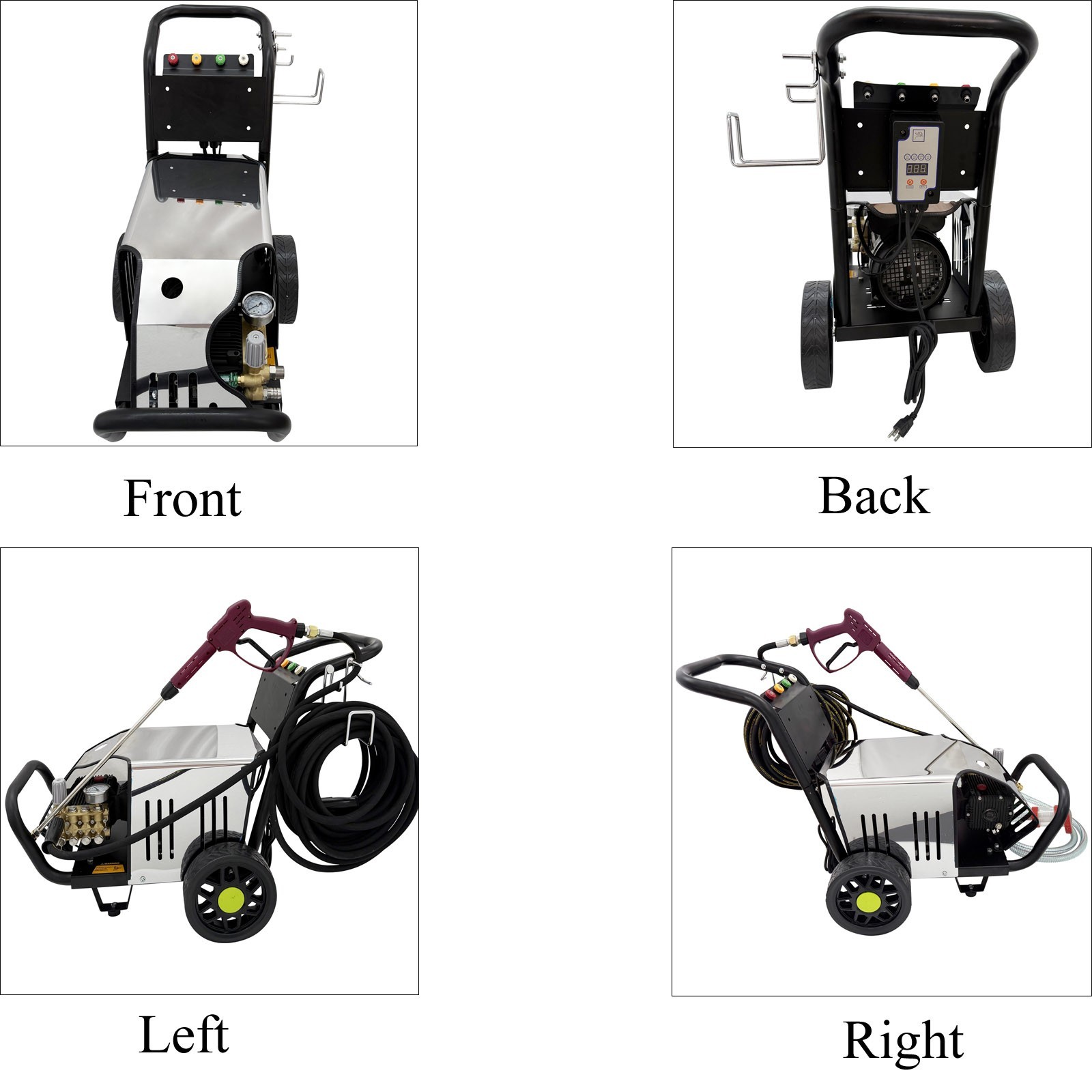 180Bar 110V Pressure Electric Ultra-High Pressure Cleaner Cleaner 4 Nozzles