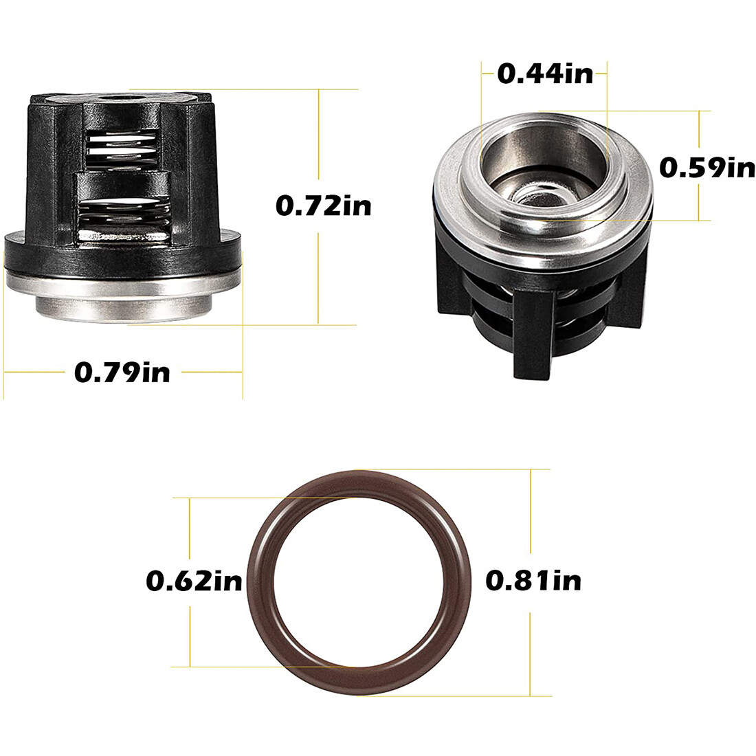 AR1828 Check Valve Kit for Annovi Reverberi for RRV RKV XRCV Models 18mm 12pcs