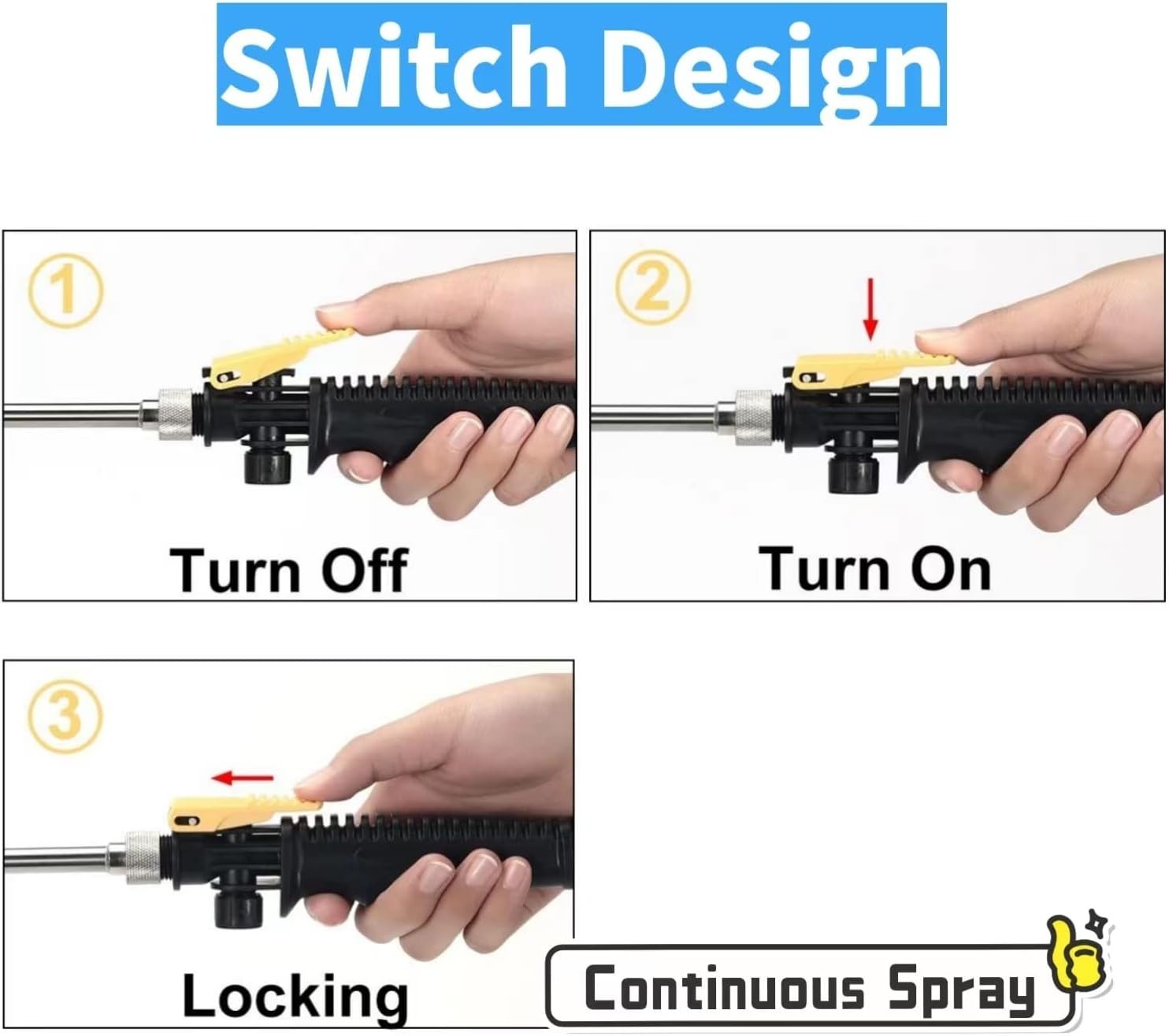 Multi-Port Stainless Steel Cleaning Wands – Perfect for Agriculture & Automotive