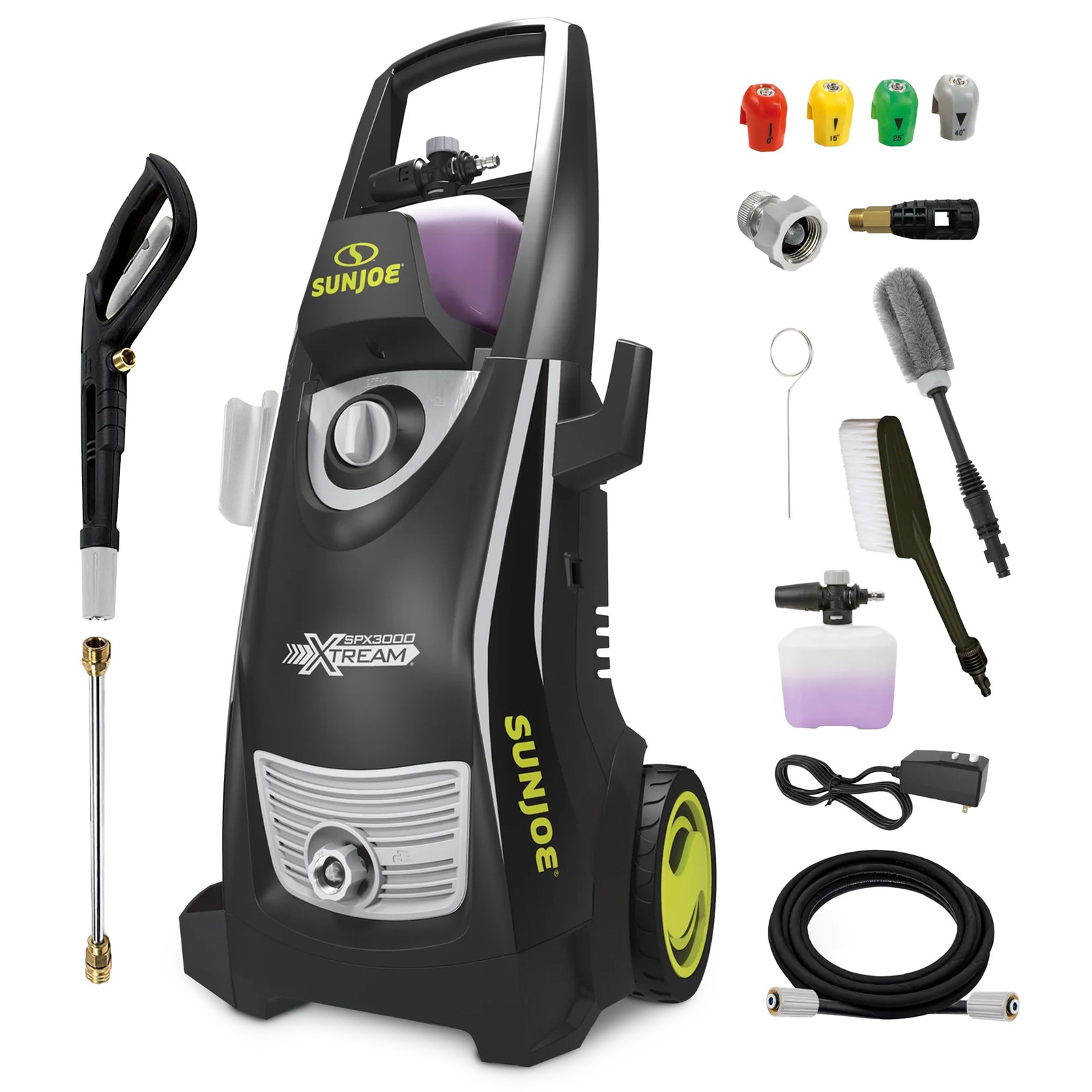 Sun Joe 2,500 PSI Pressure Washer w/4 Nozzles, & 35ft Power Cord (Used)