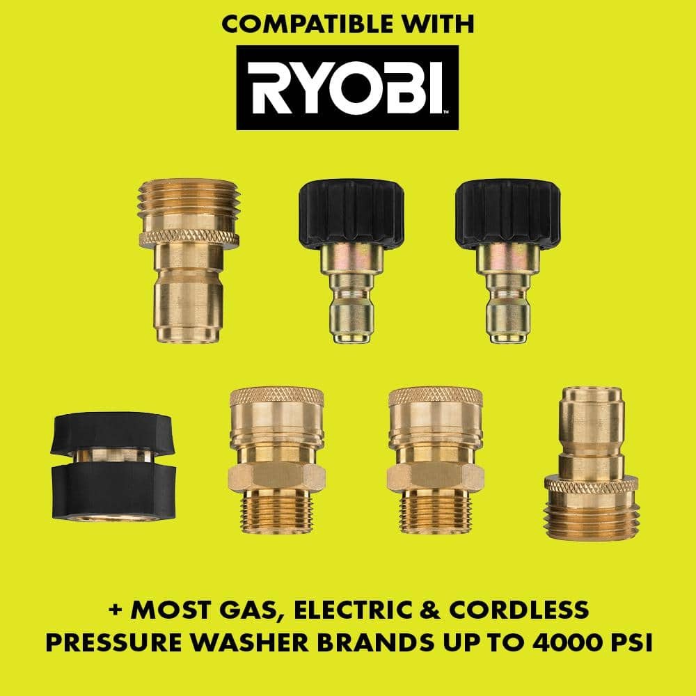 RYOBI 7-Piece Pressure Washer Quick Connect Upgrade Kit