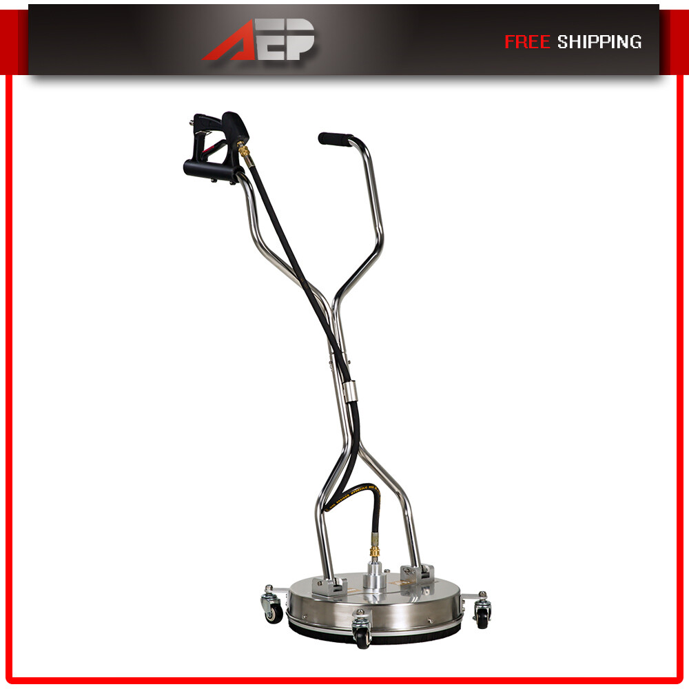 4000 psi 16.5″ Pressure Washer Surface Cleaner With Handles & 4 Spinner Wheels
