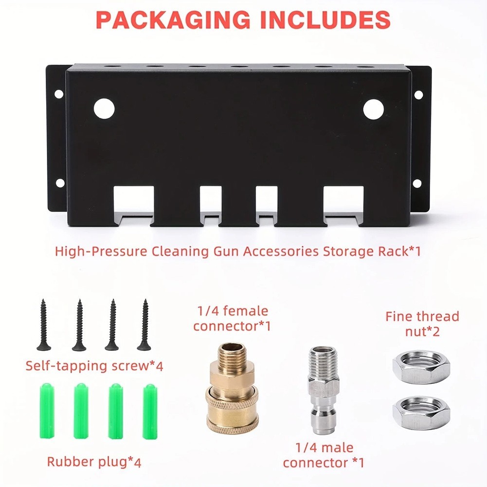 Pressure Washer Storage Rack Metal Wall Mounted for Garage and Home Use