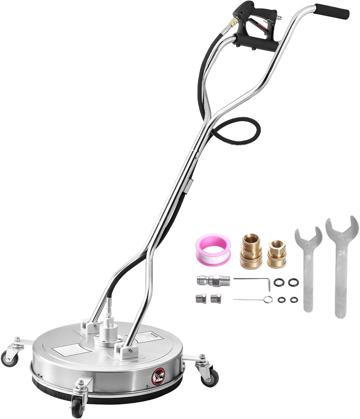 20 Inch Pressure Washer Surface Cleaner, 4000 PSI Stainless Steel Attachment …
