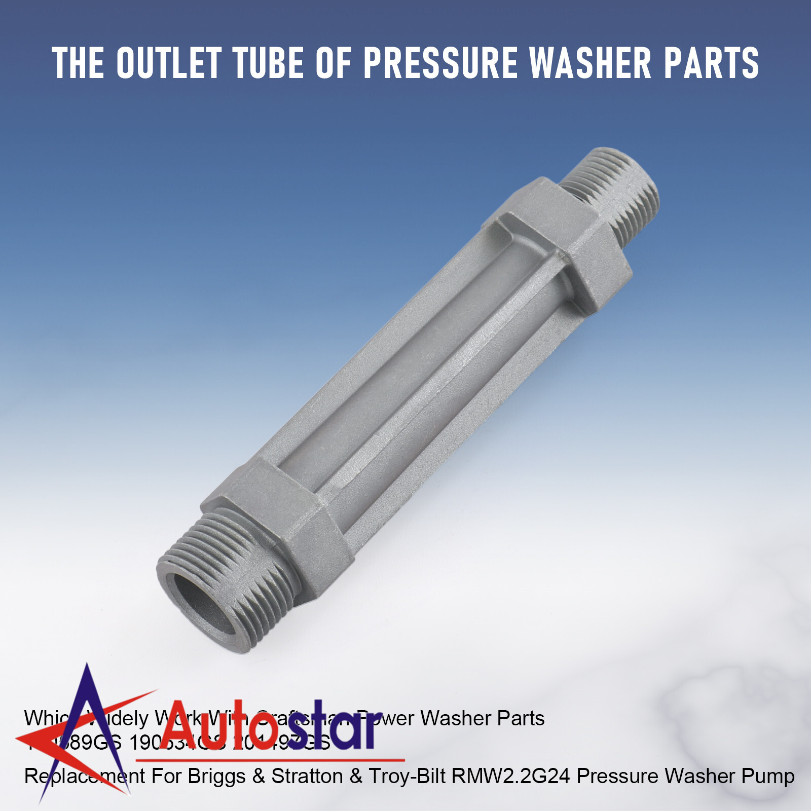 Power Pressure Washer Pump WATER OUTLET TUBE Fits 190589GS 190634GS 201497GS New