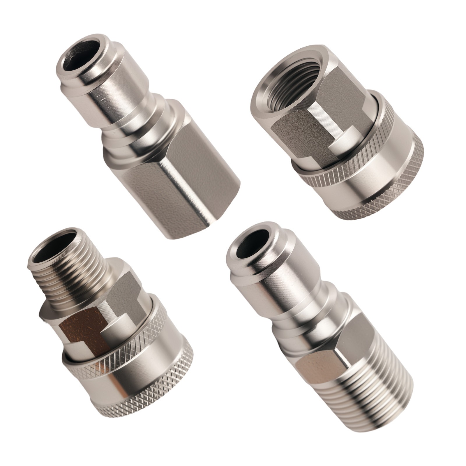 3/8″ NPT Quick Connect Adapter Kit Pressure Washer Coupler Stainless Steel