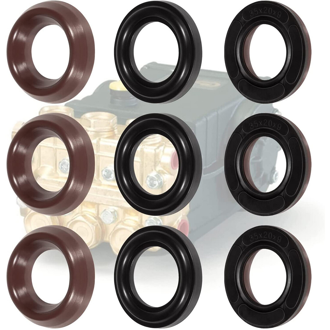 For Interpump General Pump Replacement Seal Packing Kit K69 TS2021 TS2010 TS1511