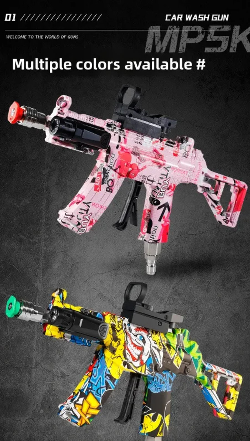 Mini AK47 High-Pressure Spray Gun Car Wash Powerful Water Gun for Vehicle