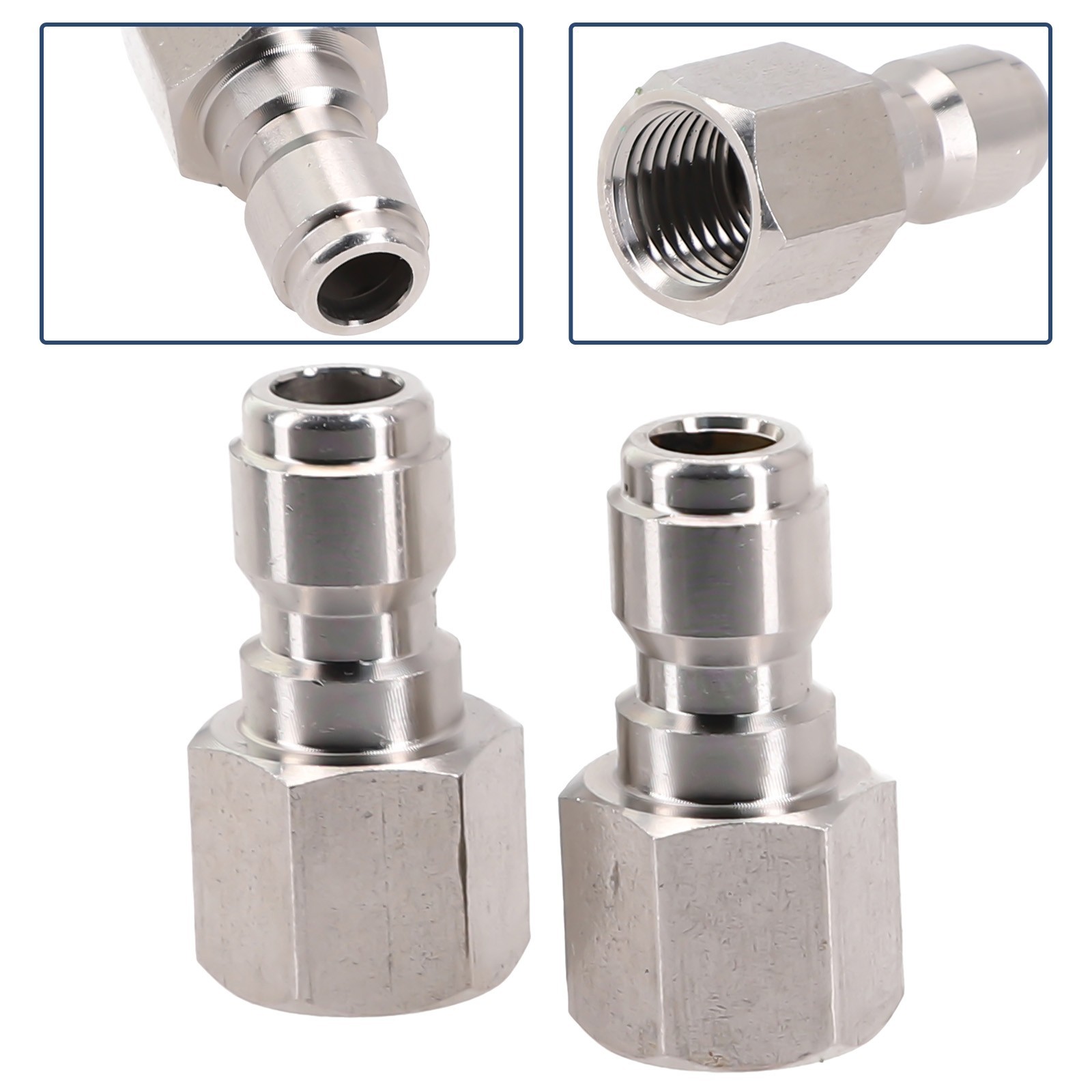 Pressure Washer Fittings Connect Connect Accessories Quick Stainless Metal