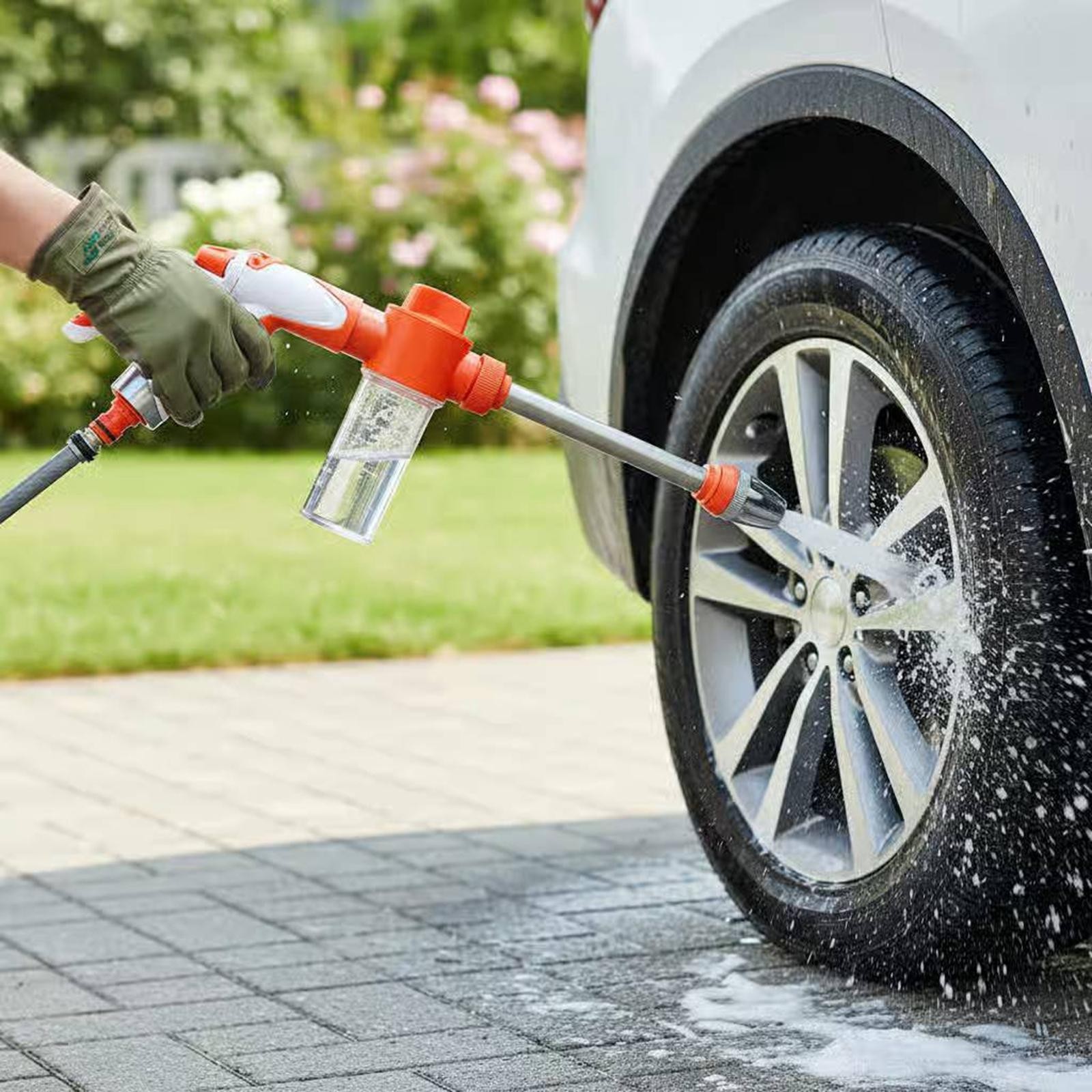 Car Wash Sprayer Watering Sprayer Cleaning Tool Professional Adjustable for