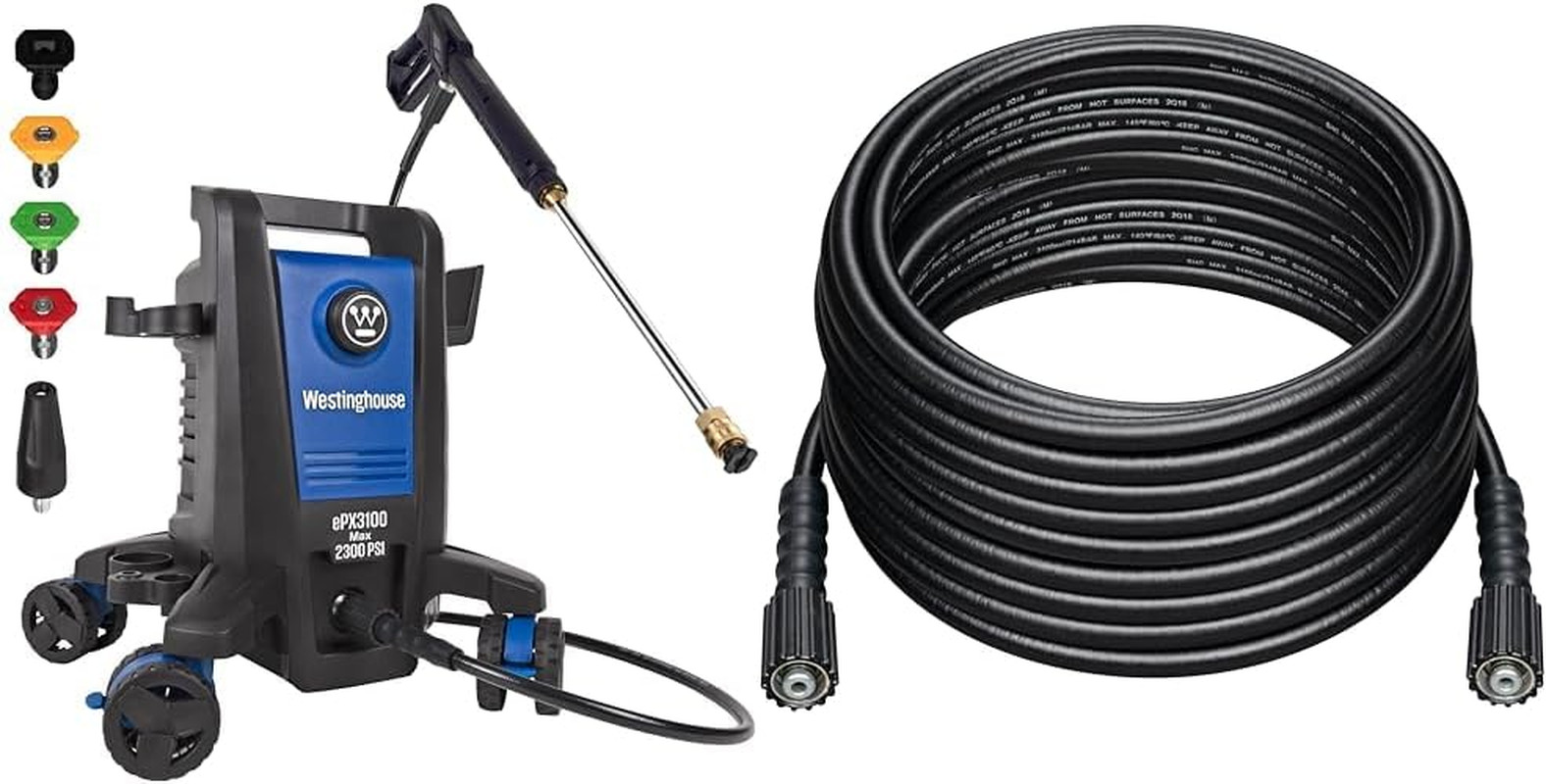 Epx3100 Electric Pressure Washer, 2300 Max PSI 1.76 Max GPM with Anti-Tipping Te