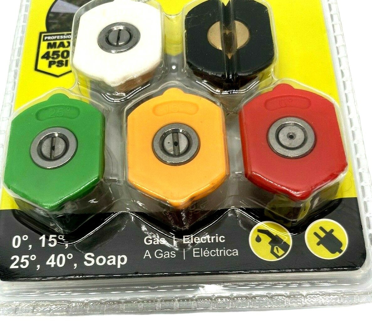 Surface Maxx Professional Spray Tips 5 Pack 0097331 Pressure Washer Nozzle