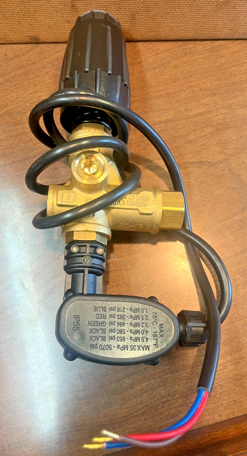Hot Water Pressure Washer Pump VRT3-310 Unloader Valve Pressure Switch 3-Wire