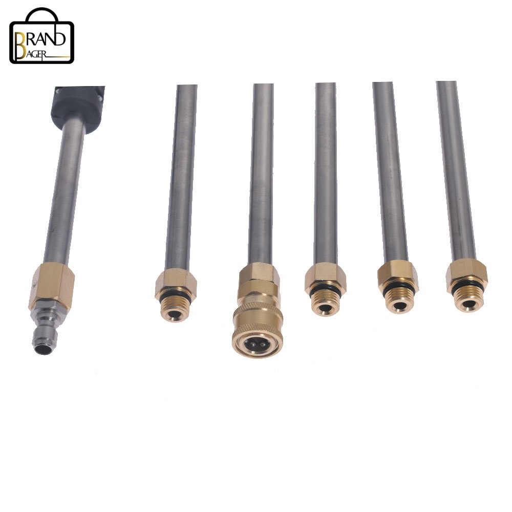 4000PSI Washer Extension Wand Set 5 Cleaner Nozzle+Hose Kit For Garden Cleaning