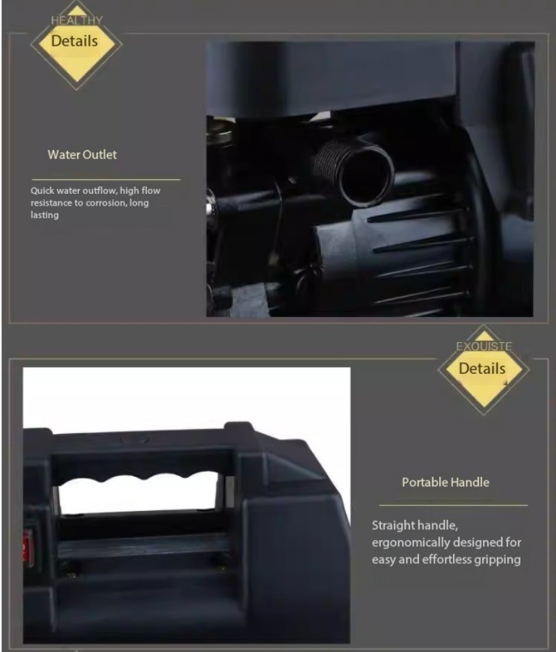 High-Pressure Water Pump Car Washing Machine Automatic Induction Water Gun Tool
