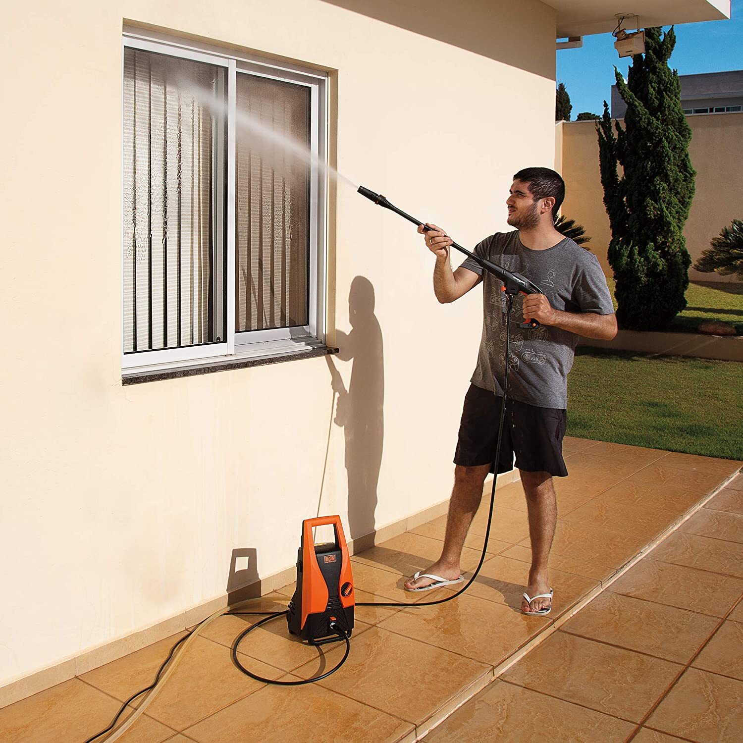 BLACK+DECKER PW1450TD 1400Watt 105 Bar, 7.1 L/Min Flow Rate Pressure Washer