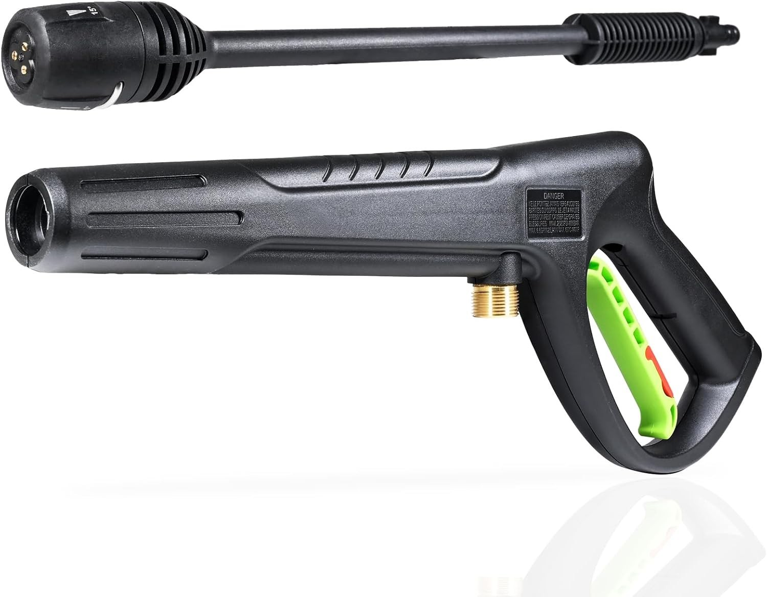 COYARDOR Pressure Washer Gun Wand & 3-in-1 Adjustable Nozzle, 2320 PSI, Green