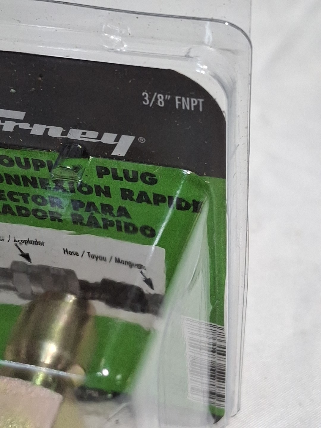 Forney 3/8 In. Female Quick Connect Pressure Washer Plug 75137 Forney 75137 3/8