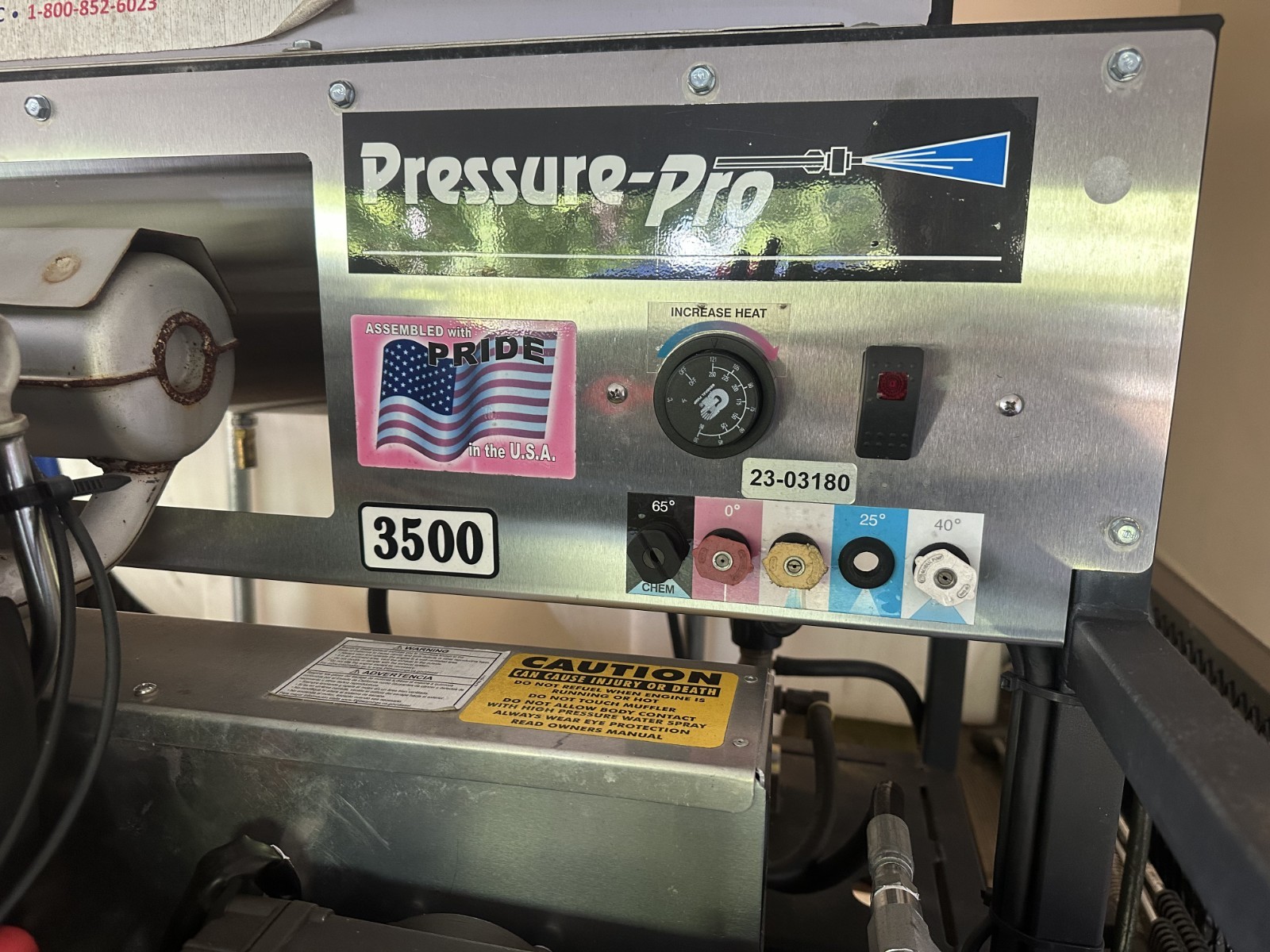 Pressure washing trailer