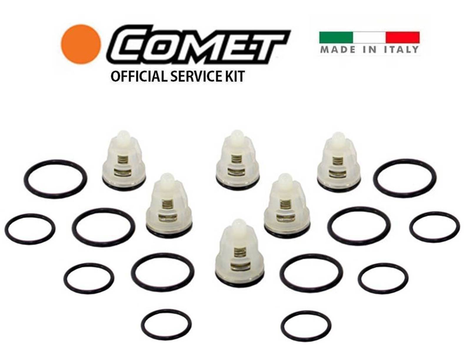 COMET PUMP 5025.0030.00 PRESSURE WASHER PUMP VALVE KIT AWD, BWD and ZWD-K PUMPS