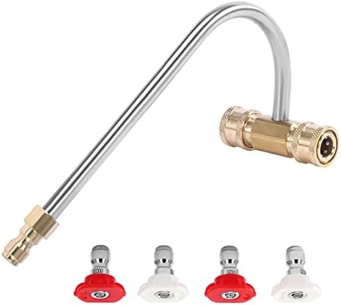 FIXFANS Pressure Washer Gutter Cleaner Attachment, 4000 PSI, Gutter Cleaning for