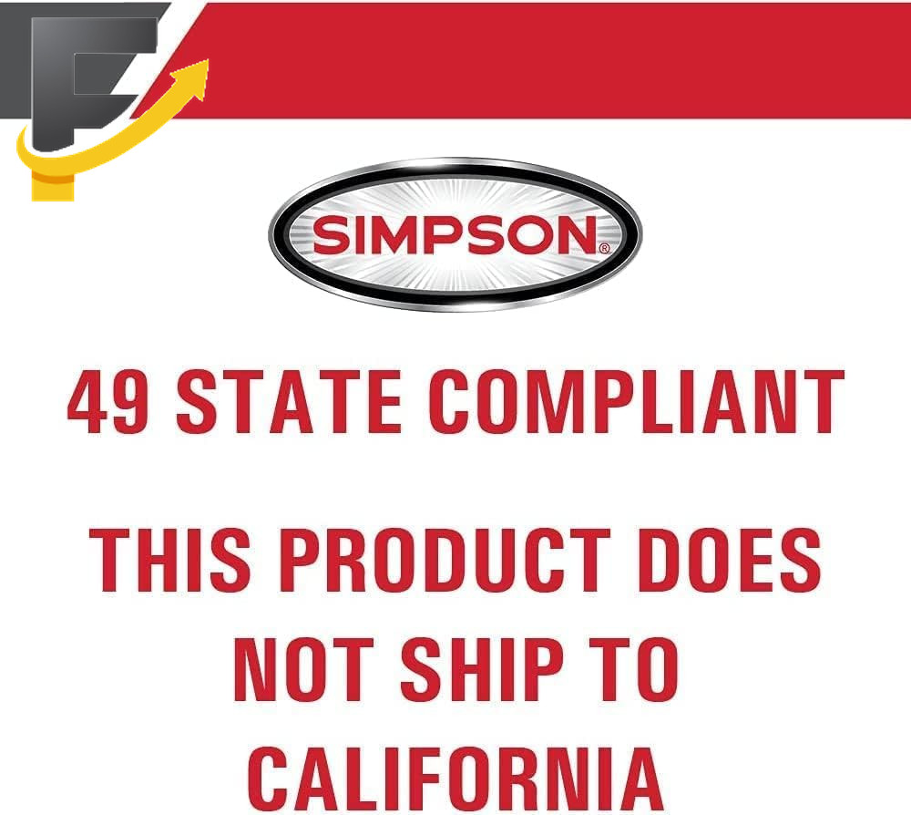 Simpson Cleaning 4200 PSI Gas Pressure Washer 4.0 GPM Power Washer for Commerci