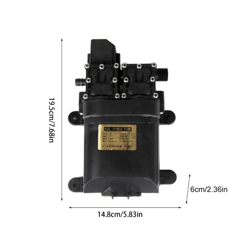 12V Double Pump Wash Equipment for Convenient Use by Car Owners Outdoor Traveler