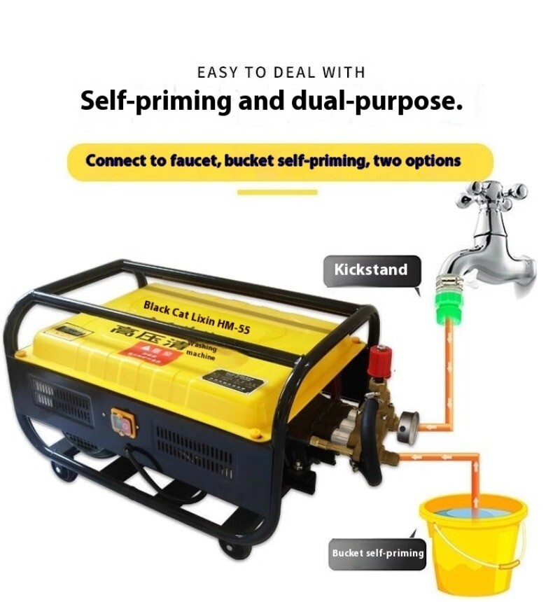 High Pressure High Power Car Washer Farm 220v Pure Copper Washing Machine