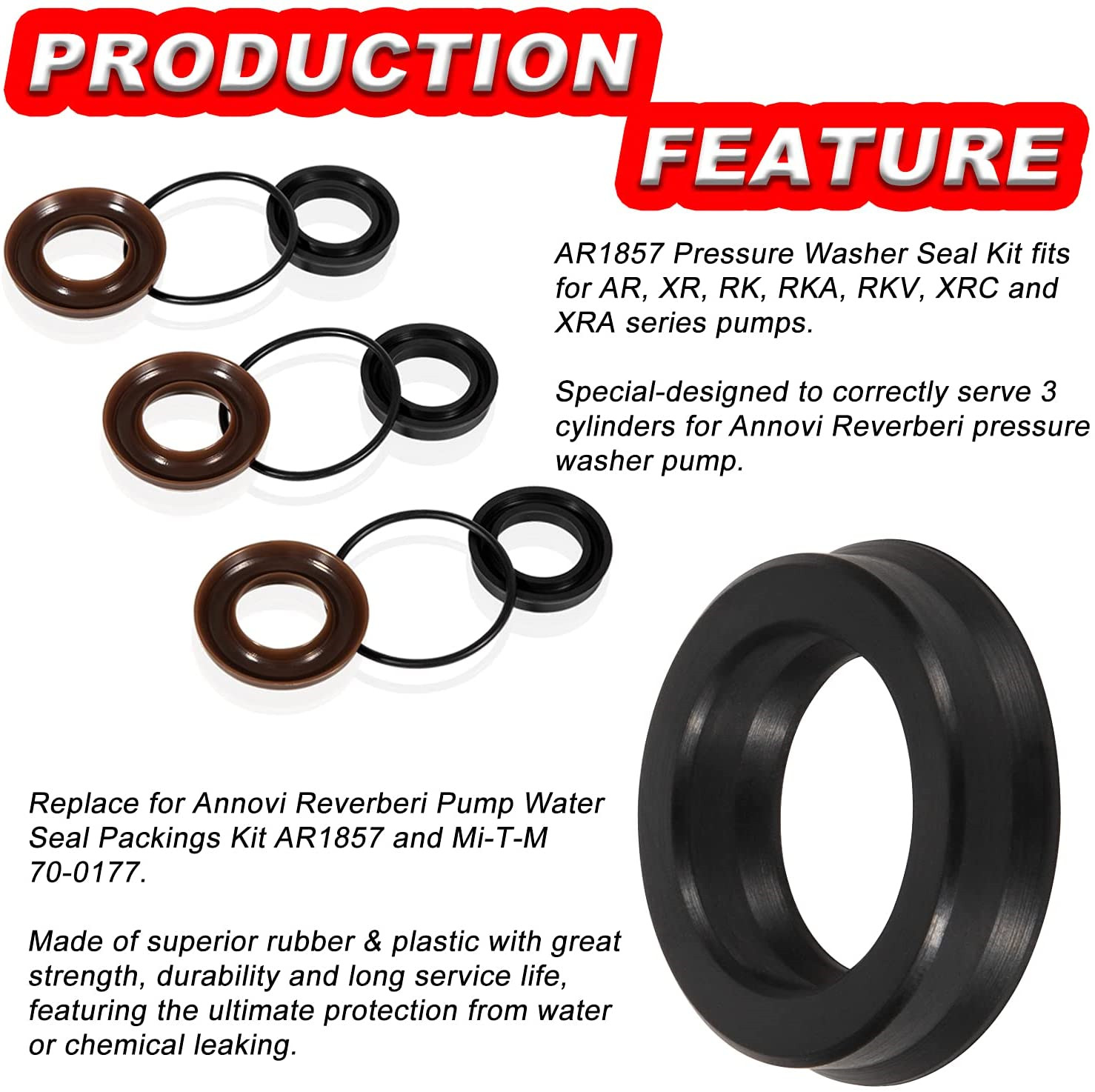AR1828 & AR1857 Water Pressure Kit for Annovi Reverberi 18mm XR RK RKA RKV