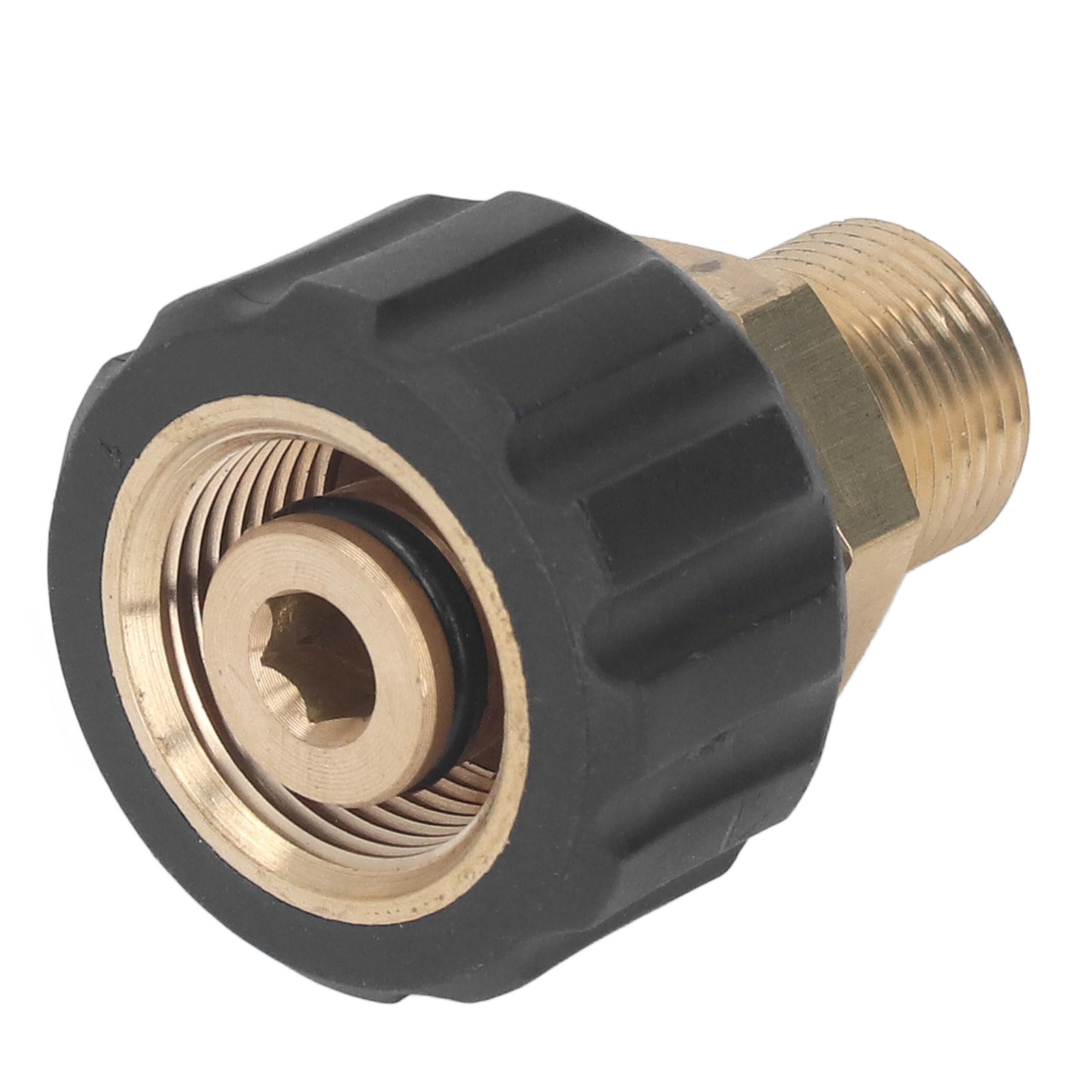 (Male G3/8 To Female M22 14mm)Pressure Washer Adapter Hose Connector 5000PSI