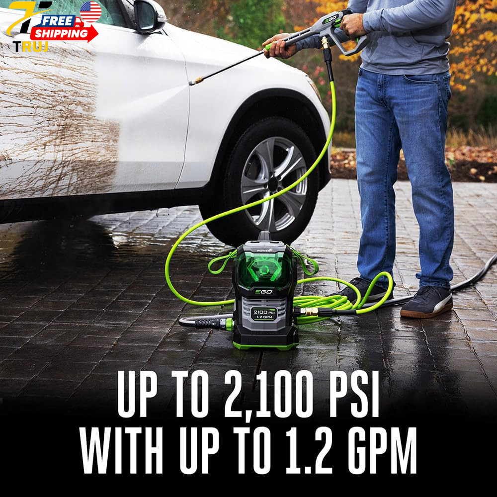 Electric Pressure Washer 2100 PSI Power Washer Battery&Charger Not Included HPW2