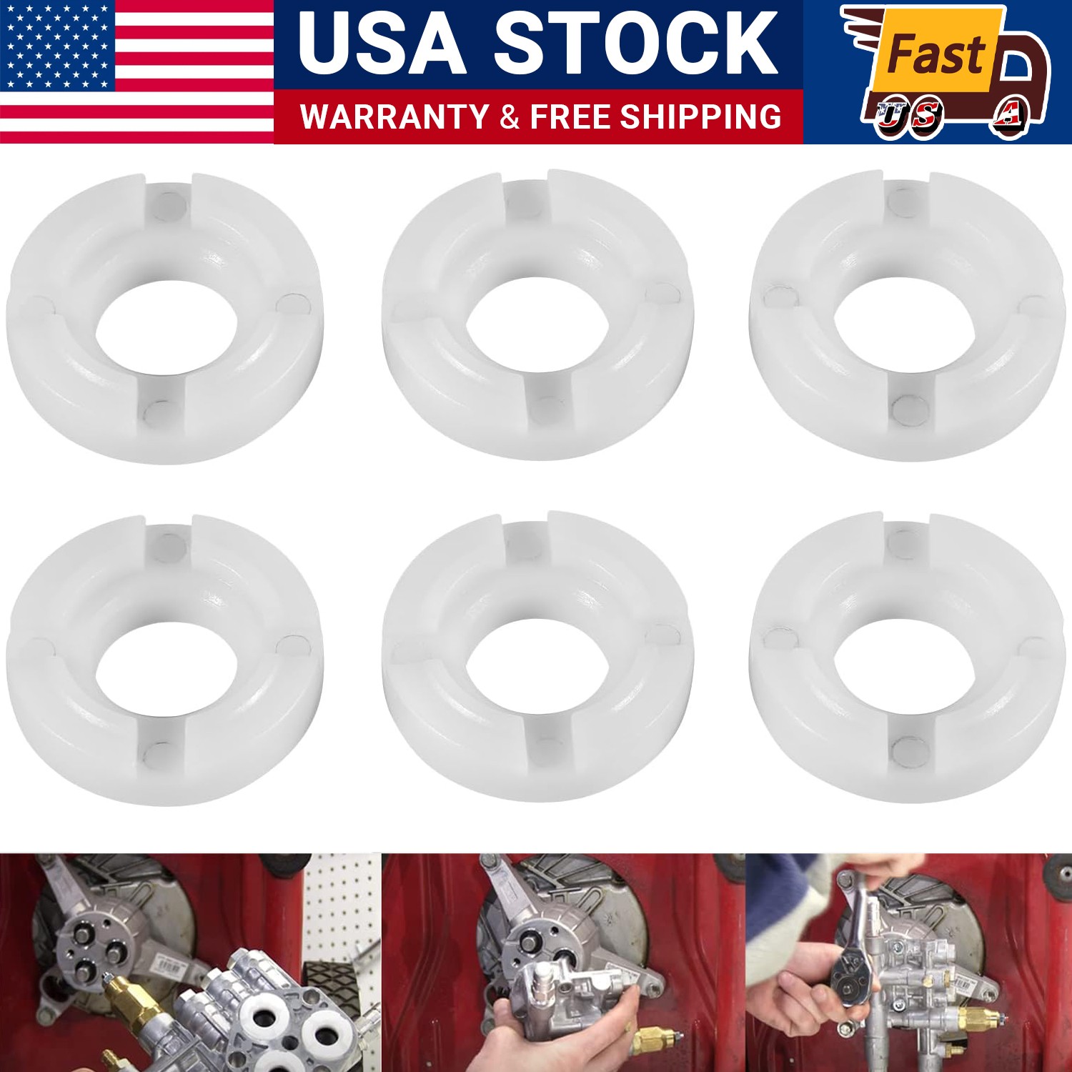 for Annovi Reverberi RMW2.2G24 SRMW2.2G26 EZ AR Pressure Pump Bushings AR284056