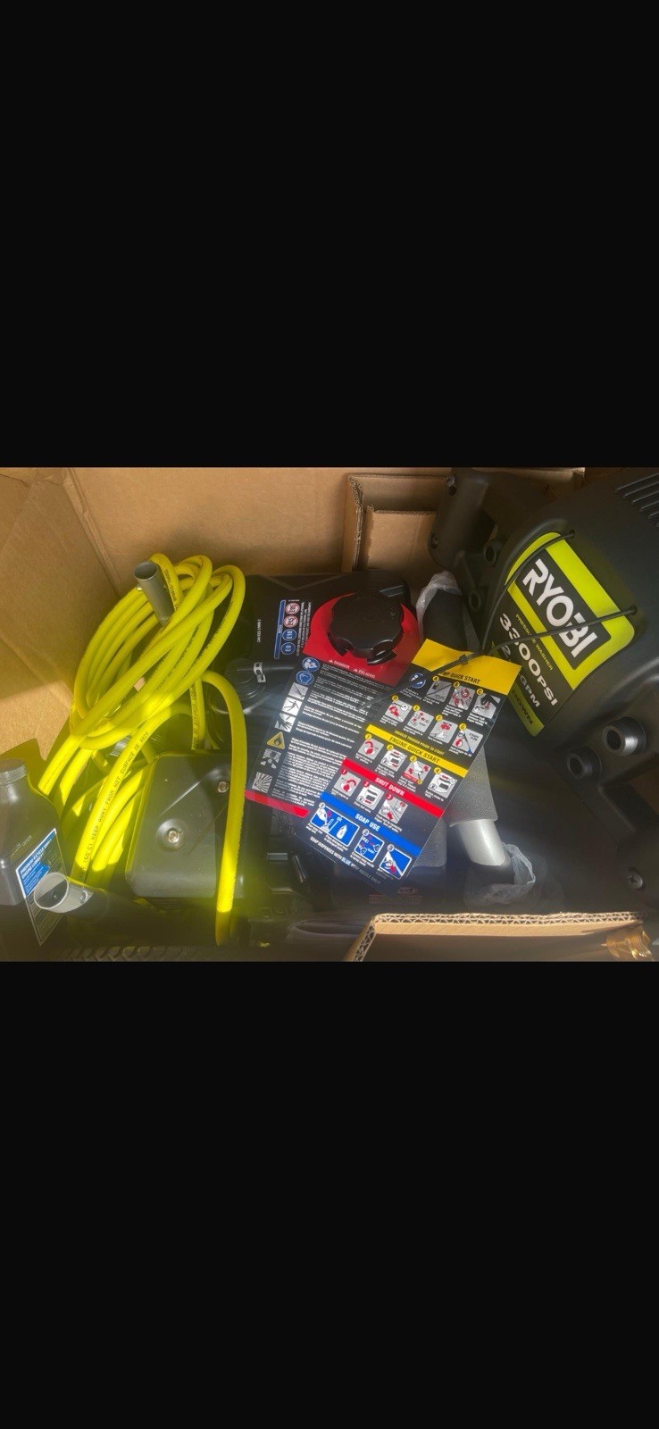 RYOBI 3300 PSI 2.4 GPM Gas Pressure Washer 212cc Soap Tank Hose Gun