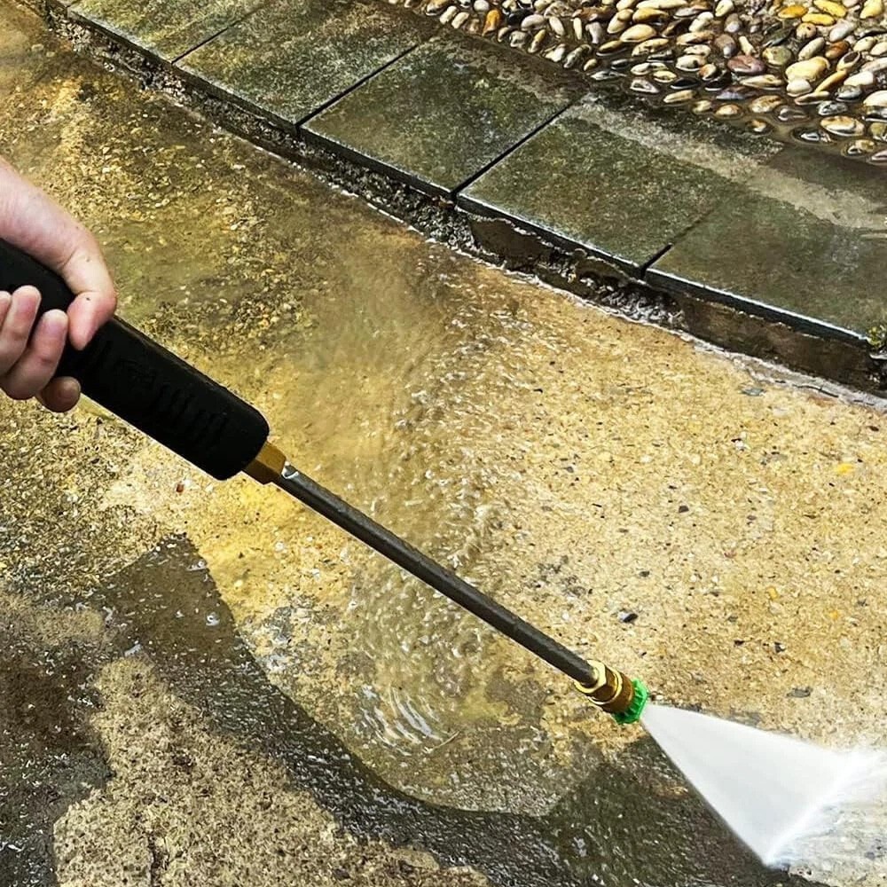 YAMATIC 3200 psi Power Washer Hose, 4000 psi Gun Extension Wand Spray Nozzle Tip