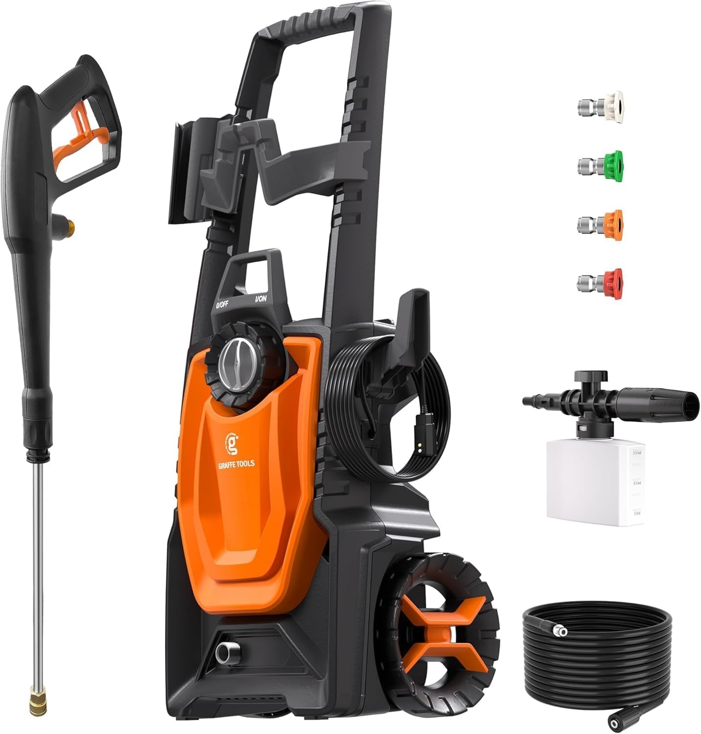 Giraffe Tools Pressure Washer Max 2400 PSI 2.3 GPM Electric