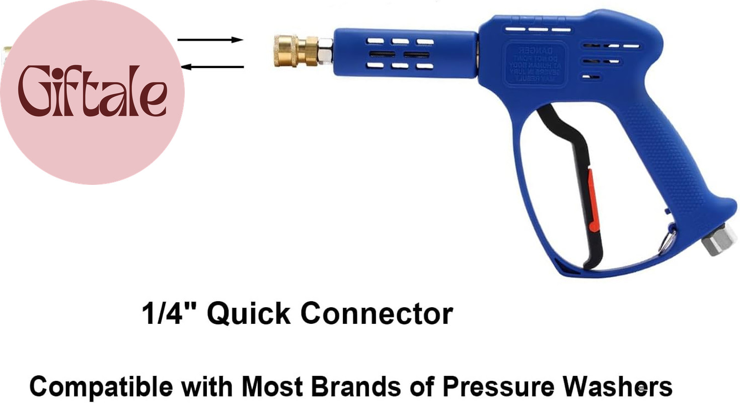 Turbo Nozzle Pressure Washer Tips, SUS 304 Stainless Steel 360°Rotating Turbo No