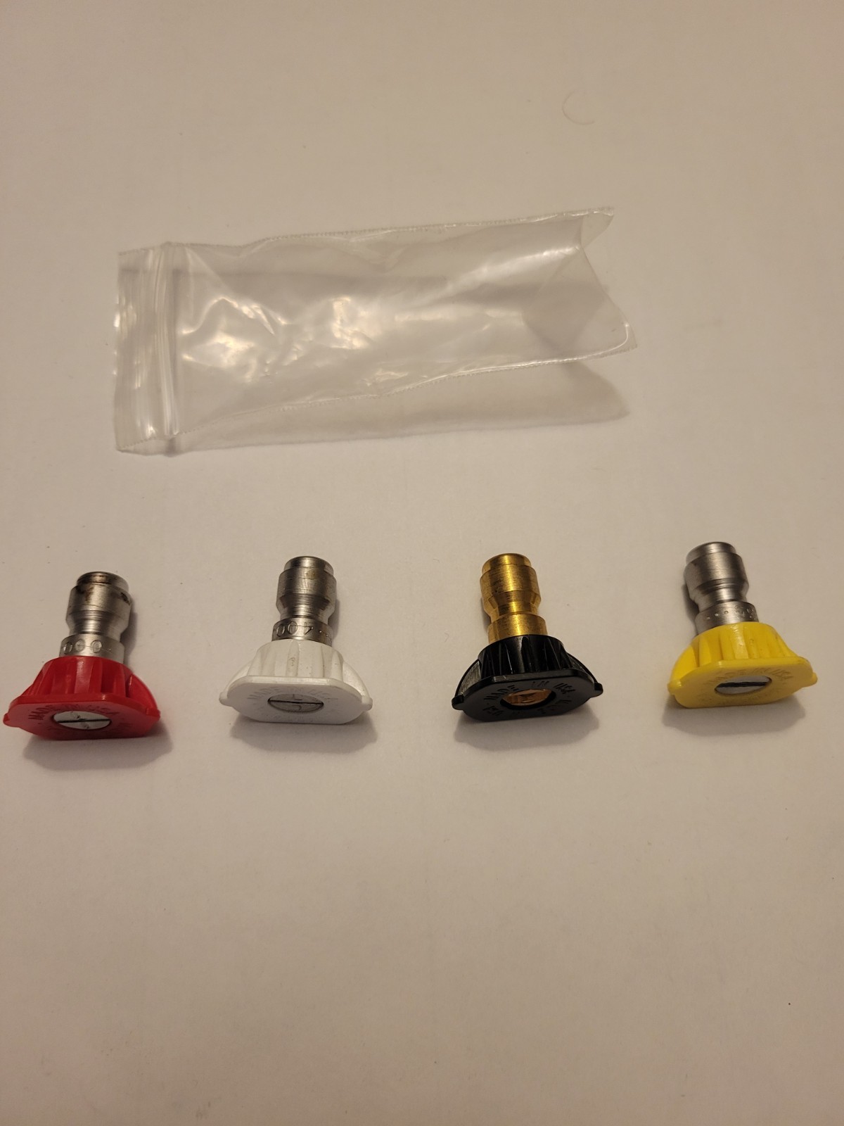 3.5 Orifice 4 Piece Pressure Washer Spray Nozzle Set