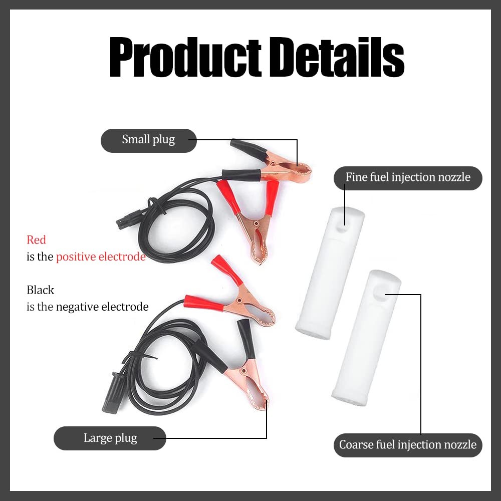 Fuel Injector Cleaner Kit Universal Flush Cleaner Adapter Tool Fits Most (72